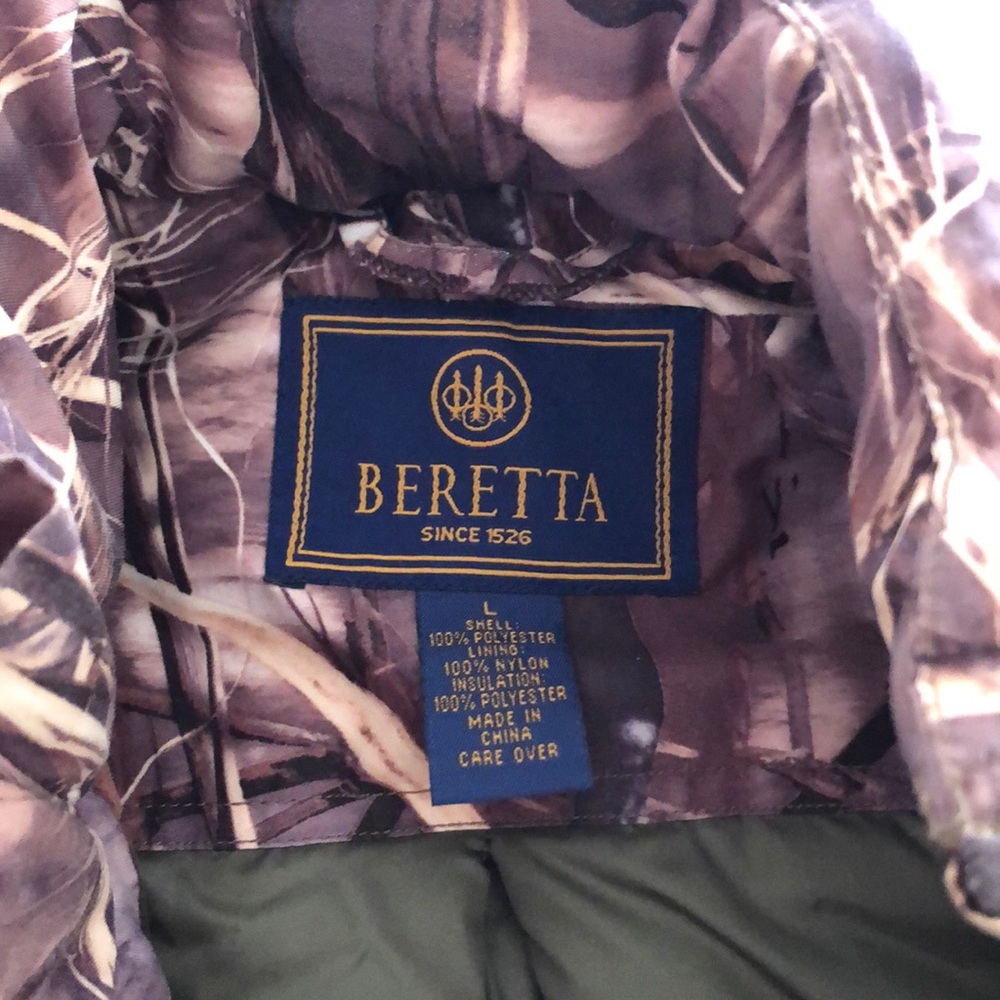 Beretta Max 4 HD Camo hunting jacket